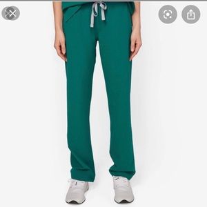 Women’s Figs Livingston Hunter Green scrub pants